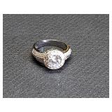 Authentic Premier Designs rhodium plated cubic
