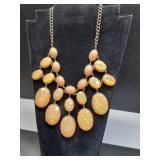 * Waterfall statement necklace