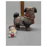 Vintage Fu dog & Dreamsicle figurine