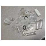 Approx 25 coin tubes and holders