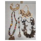 Wood necklaces