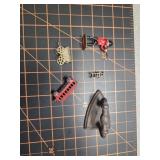 Tiny antique metal miniatures