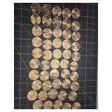 50, 2000D Lincoln Cents