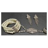 * Gatsby 1920,s style hand chain bracelet &