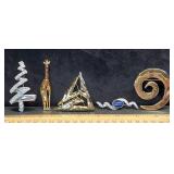 * 5 vintage brooches, some marked