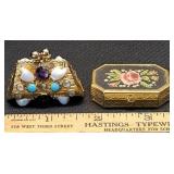 * 2 vintage pill boxes