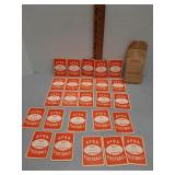 1957 APBA football cards Baltimore colts