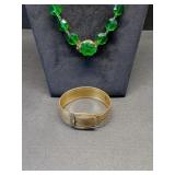 * Vintage West Germany necklace & buckle bracelet