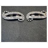* Vintage rhinestone shoe clips