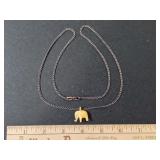 Elephant Figurine with Chain