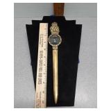 Brass pineapple w/ magnifying glass letter opener