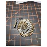 Tafari  Rinestone Brooch New Old Stock
