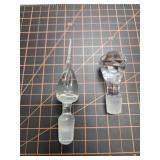 Glass Perfume stoppers antique