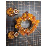 Tortoiseshell Cha-Cha bracelet and earrings