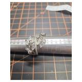 New Sterling silver ring size 9.5 marked