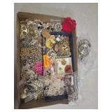 Broken, mismatched jewelry.