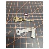 Spark gapper, roach clip, WW1 pin