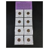 * 8 US Roosevelt dimes