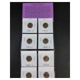 * 8 US Roosevelt dimes