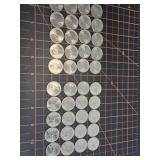 40, 2004 Texas State Quarters, 20P, 20D