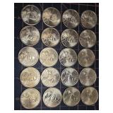 20, 2000 P Sacagawea Dollar coins