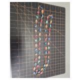 Glass bead necklace