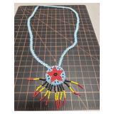 Native American beaded necklace