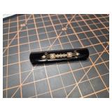 Onyx mourning Broach pearl 14kt gold