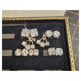 Vintage rhinestone earrings
