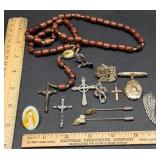 * Vintage rosary & religious jewelry