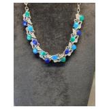* Mid-century Lucite necklace