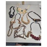 Wooden necklaces