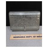 Lucite clutch purse
