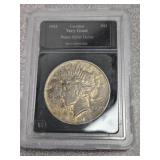 1924P peace dollar Bradford holder