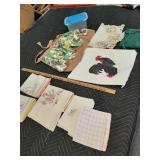 Vintage aprons, tote & other