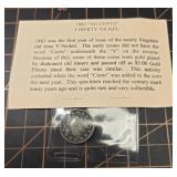 1883 T1 'racketeer nickel' liberty no cents