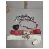 Belts and western jewelry