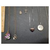 * Gold toned and silver toned necklaces