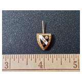 Gold Sorority Pin, Test to 10K