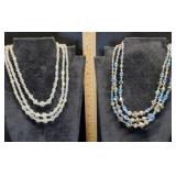 * Vintage crystal necklaces