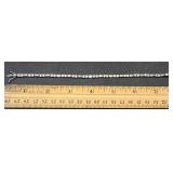 * Vintage sterling silver tennis bracelet, marked