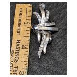 * Sterling silver pendant