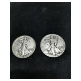 *Liberty head 1942 & 1932 Half dollar coins