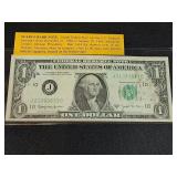 * 1963 Barr Note $1 One Dollar Bill serial #