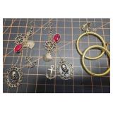 Pirate earrings and hoops