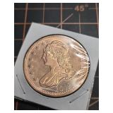 I oz copper round