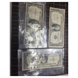 1935 and 1957 silver certificates