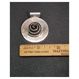 * Mexico sterling silver concentric spiral
