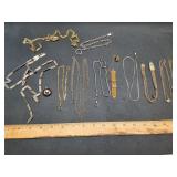 * Antique watch chains, fobs, scottie dog charm