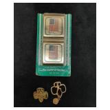 *Girl Scout pins & Boy Scouts citizen belt loop